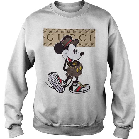 mickey mouse gucci sweatshirt|mickey mouse gucci bag grey.